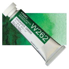 Holbein Artists' Watercolour - Tube of 15 ML - Hooker's Green (262)