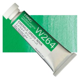 Holbein Artists' Watercolour - Tube of 15 ML - Emerald Green Nova (264)