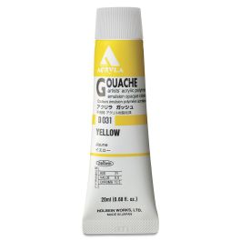 Holbein Artist Acrylic Polymer - Acryla Gouache Tube of 20 ML - Yellow (31)