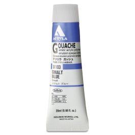 Holbein Artist Acrylic Polymer - Acryla Gouache Tube of 20 ML - Smalt Blue (03)