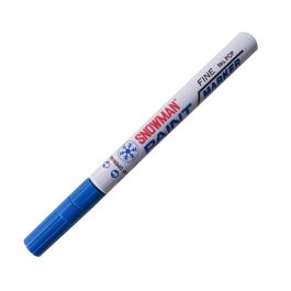 Snowman Oil Based Paint Marker - Blue - Fine Tip