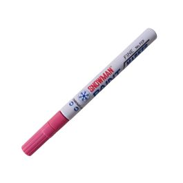 Snowman Oil Based Paint Marker - Pink - Fine Tip