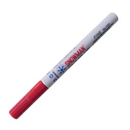 Snowman Oil Based Paint Marker - Red - Fine Tip