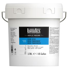 Liquitex Surface Preparation - Professional Acrylic Gesso Transparent - Bottle of 3.78 L