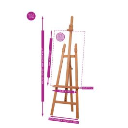 MABEF Beech Wood Basic Lyre Easel - A Frame