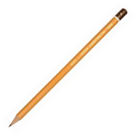 Koh-I-Noor Yellow Professional Graphite Pencil - F