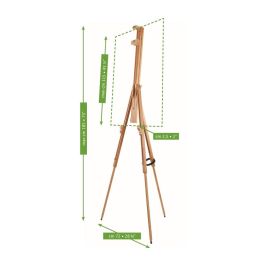 MABEF Beech Wood Alternative Basic Field Easel