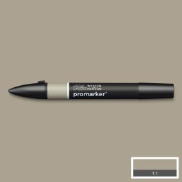 Winsor & Newton Promarker - Alcohol Based - Twin Tip Marker - Warm Grey 4 (WG4)