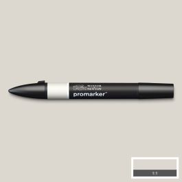 Winsor & Newton Promarker - Alcohol Based - Twin Tip Marker - Cool Grey 2 (CG2)