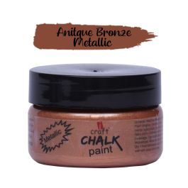 iCraft Metallic Chalk Paint Antique Bronze - Jar of 50 ML