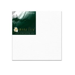 Monalisa Artists' White Primed Cotton Canvas Board / Panel - Fine Grain - 360 GSM / 8 Oz - 20.3 x 20.3 cm OR 8