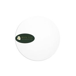 Monalisa Artists' White Primed Cotton Round Canvas Board / Panel - Fine Grain - 450 GSM / 10 Oz - 48