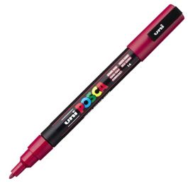 Uni-Posca - Water-Based - Fine Bullet Tip - PC 3M - Dark Red Marker