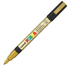 Uni-Posca - Water-Based - Fine Bullet Tip - PC 3M - Gold Marker