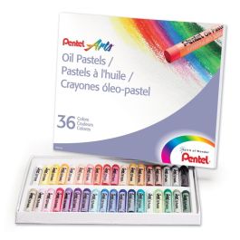 Pentel Arts Oil Pastel Set - 36 Assorted Colours