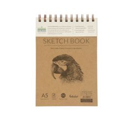 Scholar Artists' Sketch Pad Paryavaran - Natural White Smooth 150 GSM Spiral Pad