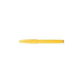 Pentel Sign Pen Touch - Fude Brush Tip - Yellow