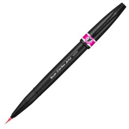 Pentel Artist Brush Sign Pen - Micro Brush Tip - Pink