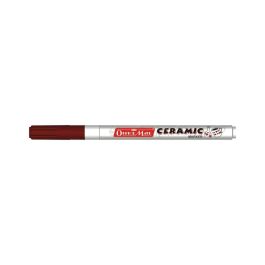 Soni Officemate Slim Ceramic Marker - Fine Tip (3.05 MM) - Brown