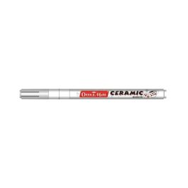 Soni Officemate Slim Ceramic Marker - Fine Tip (3.05 MM) - White