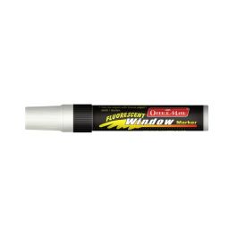 Soni Officemate Jumbo Liquid Chalk Marker - Chisel Tip (15 MM) - Fluorescent White