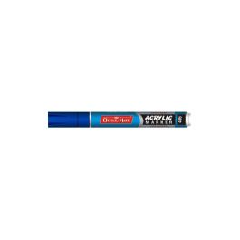 Soni Officemate Water Base Acrylic Marker - Bullet Tip (4.5 MM) - Blue