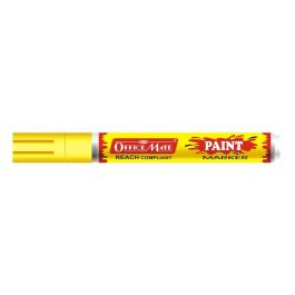 Soni Officemate Paint Marker - Bullet Tip (4.5 MM) - Fluorescent Yellow