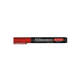 Soni Officemate Refillable - Permanent Marker - Bullet Tip (4.43 MM) - Red