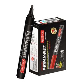 Soni Officemate Refillable - Regular Permanent Marker - Pack of 10