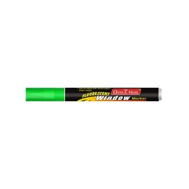 Soni Officemate Liquid Chalk Marker - Bullet Tip (4.5 MM) - Fluorescent Green