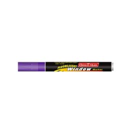 Soni Officemate Liquid Chalk Marker - Bullet Tip (4.5 MM) - Fluorescent Violet