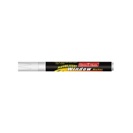 Soni Officemate Liquid Chalk Marker - Bullet Tip (4.5 MM) - Fluorescent White