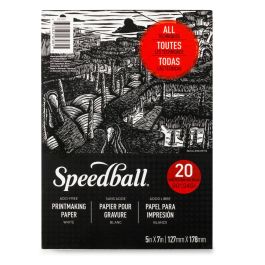 Speedball Printmaking Paper - Smooth 245 GSM - 12.7 x 17.8 cm or 5 x 7