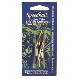 Speedball Lino Trio Cutter - Set of 3 (1, 2, and 3 Cutters)