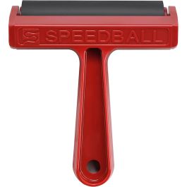 Speedball Printmaking Tools - Pop-In Hard Rubber Brayer - 4