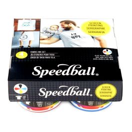 Speedball Fabric Screen Printing Ink - Starter Set #2 of 4 Jars x 118 ml