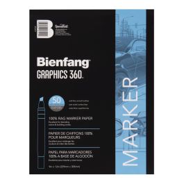 Speedball Bienfang 360 Marker Paper - Ultra-Smooth 60 GSM - 22.86 cm x 30.48 cm or 9