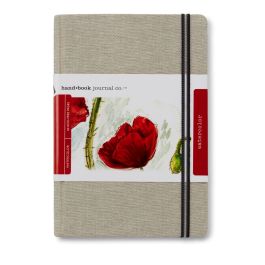 Speedball Hand Book Watercolour Journal - Linen Bound Cover Cold Press 200 GSM - 20.95 cm x 13.97 cm or 8.25