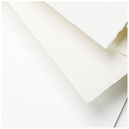 St Cuthberts Mill Saunders Waterford - 425 GSM - 100% Cotton Paper Deckle Edges 4 Side Sheets