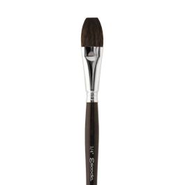 Escoda Ultimo Tendo Synthetic Squirrel Hair Brush - Series 1524 - Flat Wash - Short Handle - Size: 3/4