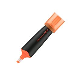 Uni-Ball Uni-Promark View Highlighter - Chisel Transparent Tip - Fluorescent Orange