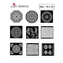 iCraft Large Stencils - 12 x 12