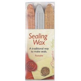 Manuscript Wick Wax- Gold Silver & Bronze - Pack of 3