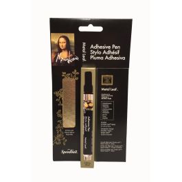 Speedball Monalisa Metal Leaf - Adhesive Pen + Simple Leaf Gold Kit