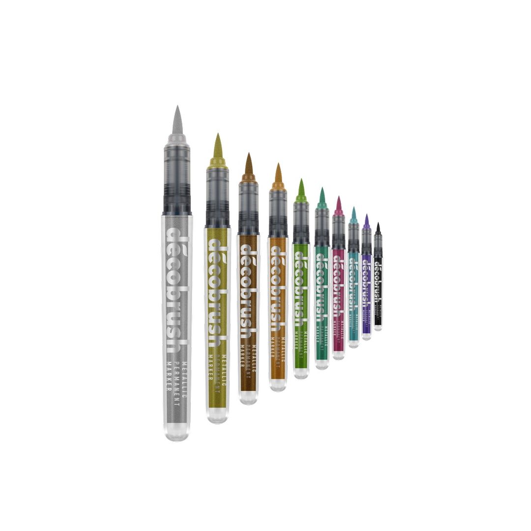 Karin DecoBrush Marker Pigment Based Metallic Marker Art Lounge